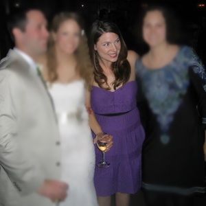 BCBG Max Azria cocktail dress in warm light purple